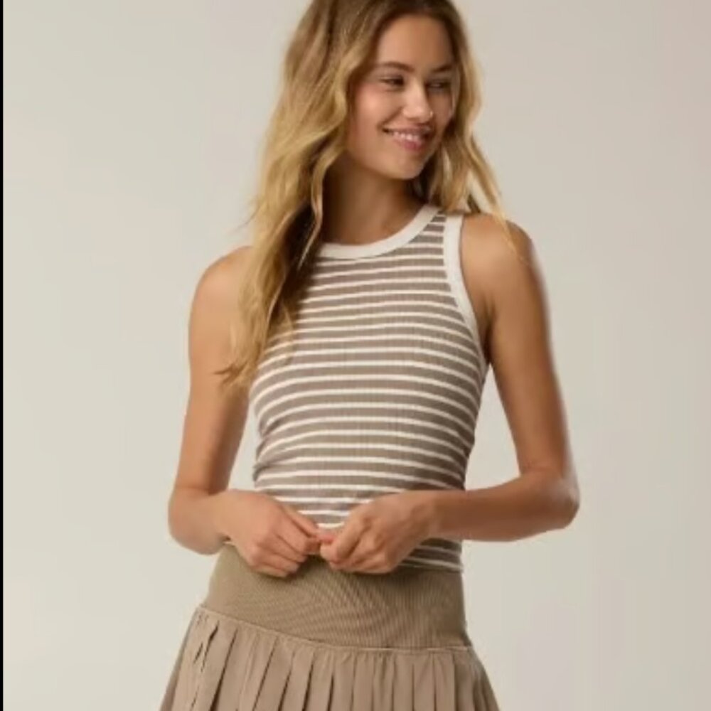 NWT OFFLINE By Aerie Thumbs Up Heavyweight Cropped Tank Top, Large